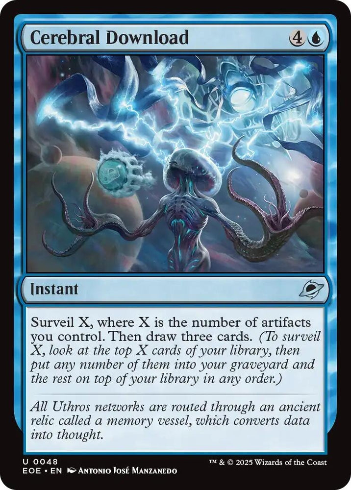 Image for Cerebral Download (48) [Edge of Eternities] - Magic: The Gathering