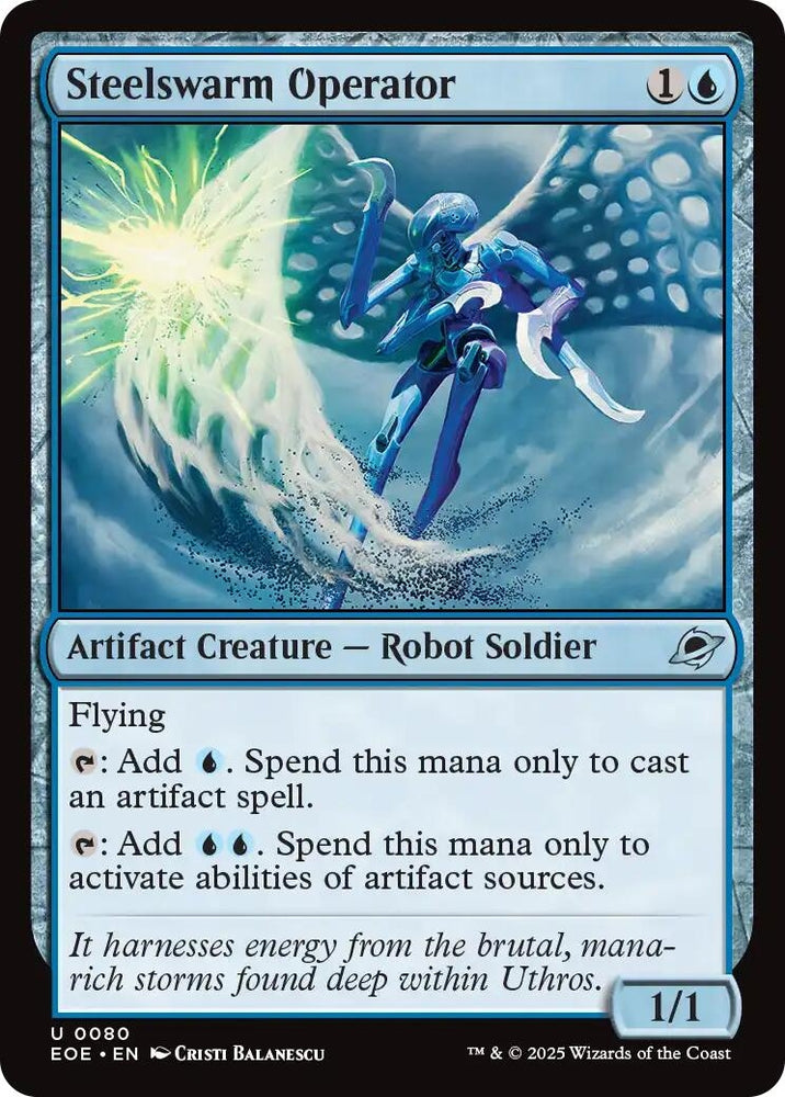 Image for Steelswarm Operator (80) [Edge of Eternities] - Magic: The Gathering
