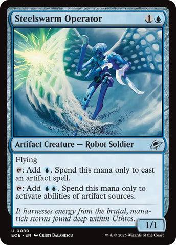 Image for Steelswarm Operator (80) [Edge of Eternities] - Magic: The Gathering