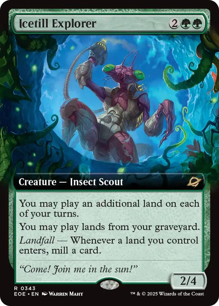 Image for Icetill Explorer (Extended Art) (343) [Edge of Eternities] - Magic: The Gathering