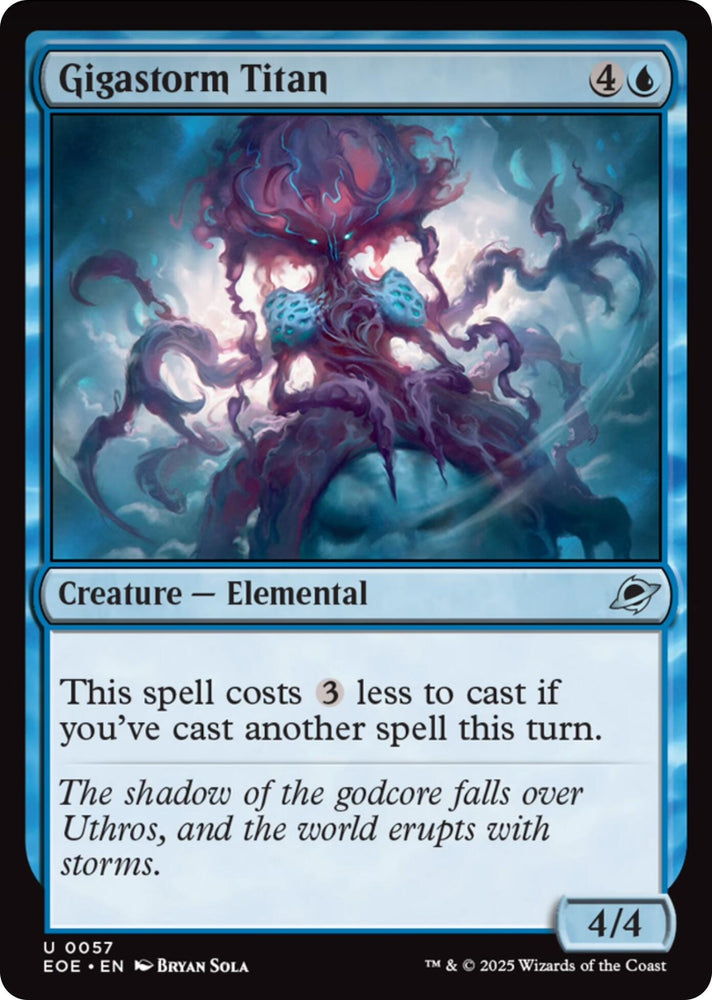 Image for Gigastorm Titan (57) [Edge of Eternities] - Magic: The Gathering