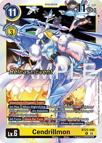 Image for Cendrillmon (BT22-040 R) (Cyber Eden Release Event Cards) - Digimon Card Game