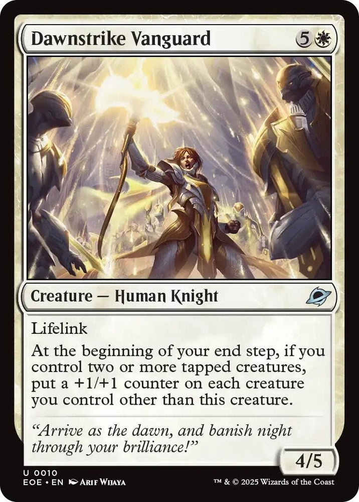Image for Dawnstrike Vanguard (10) [Edge of Eternities] - Magic: The Gathering