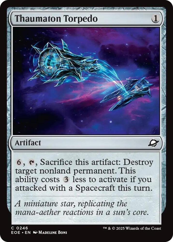 Image for Thaumaton Torpedo (246) [Edge of Eternities] - Magic: The Gathering