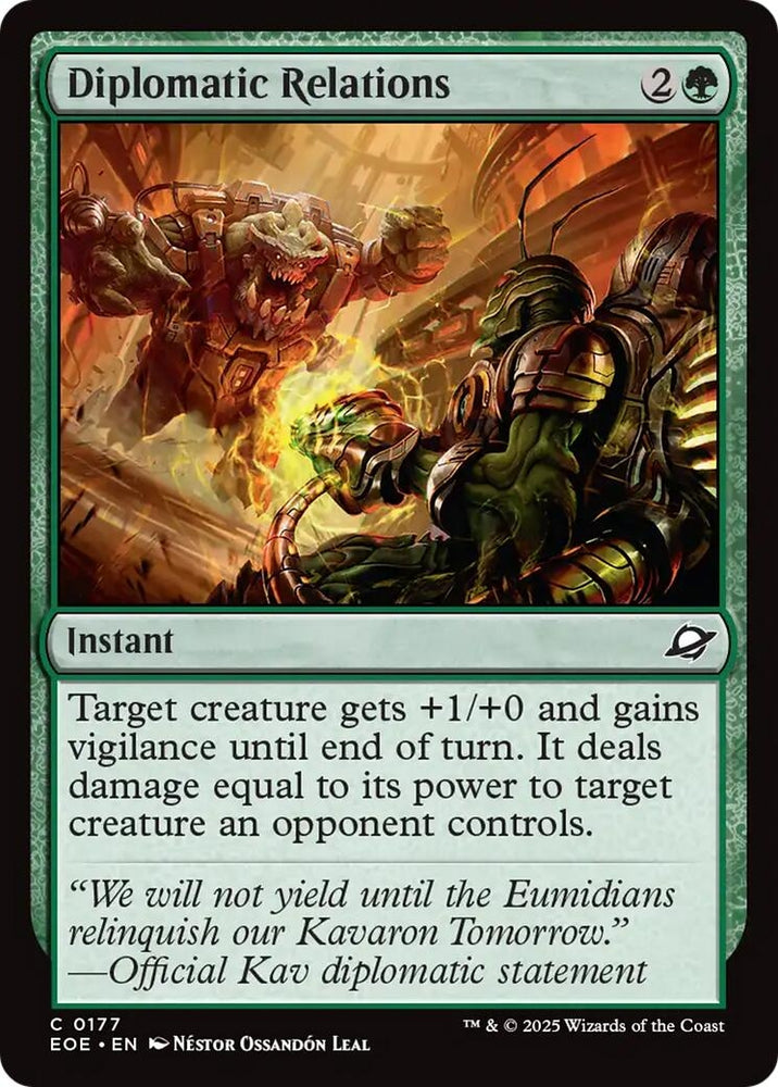 Image for Diplomatic Relations (177) [Edge of Eternities] - Magic: The Gathering