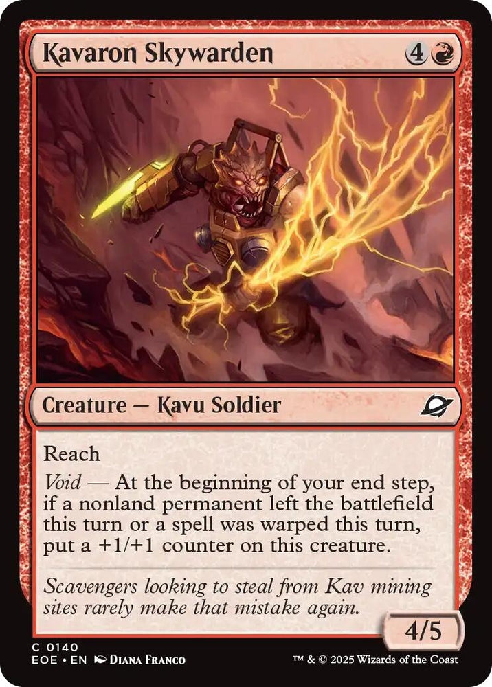 Image for Kavaron Skywarden (140) [Edge of Eternities] - Magic: The Gathering