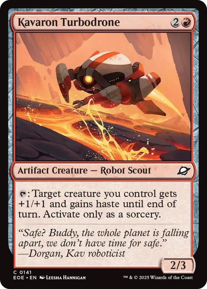 Image for Kavaron Turbodrone (141) [Edge of Eternities] - Magic: The Gathering