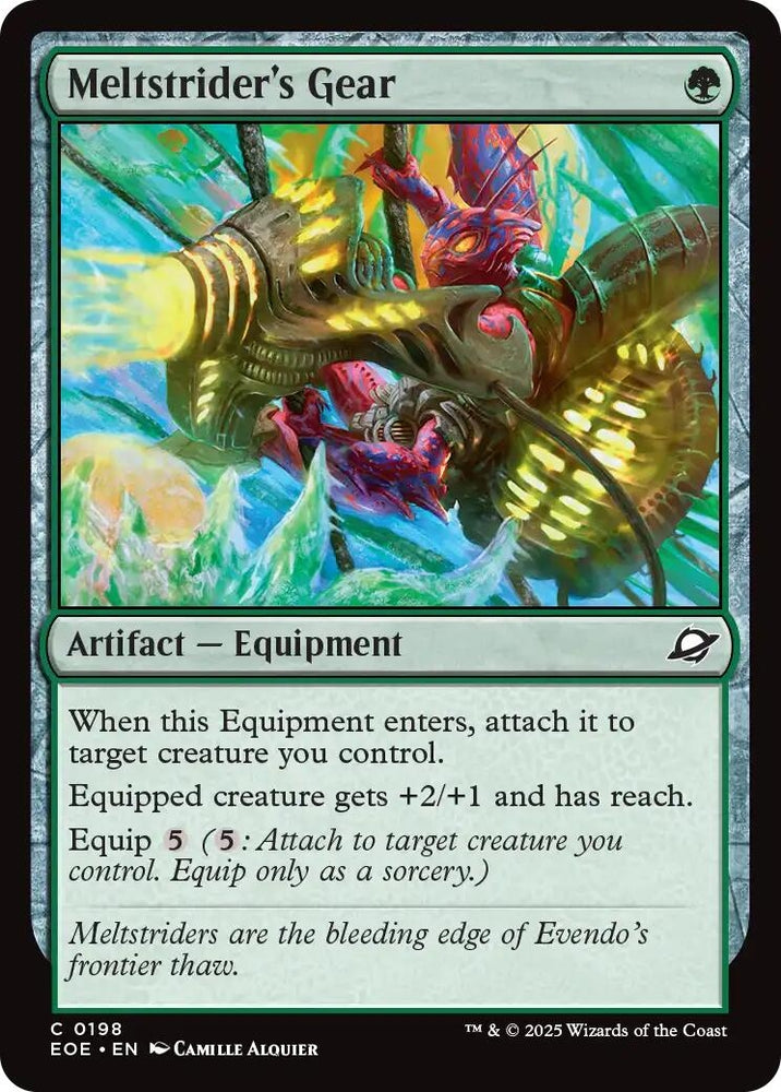 Image for Meltstrider's Gear (198) [Edge of Eternities] - Magic: The Gathering