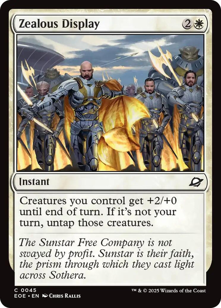 Image for Zealous Display (45) [Edge of Eternities] - Magic: The Gathering