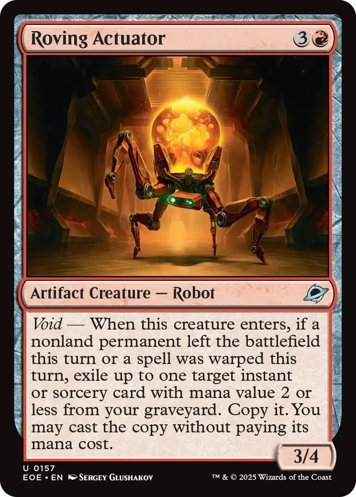 Image for Roving Actuator (157) [Edge of Eternities] - Magic: The Gathering