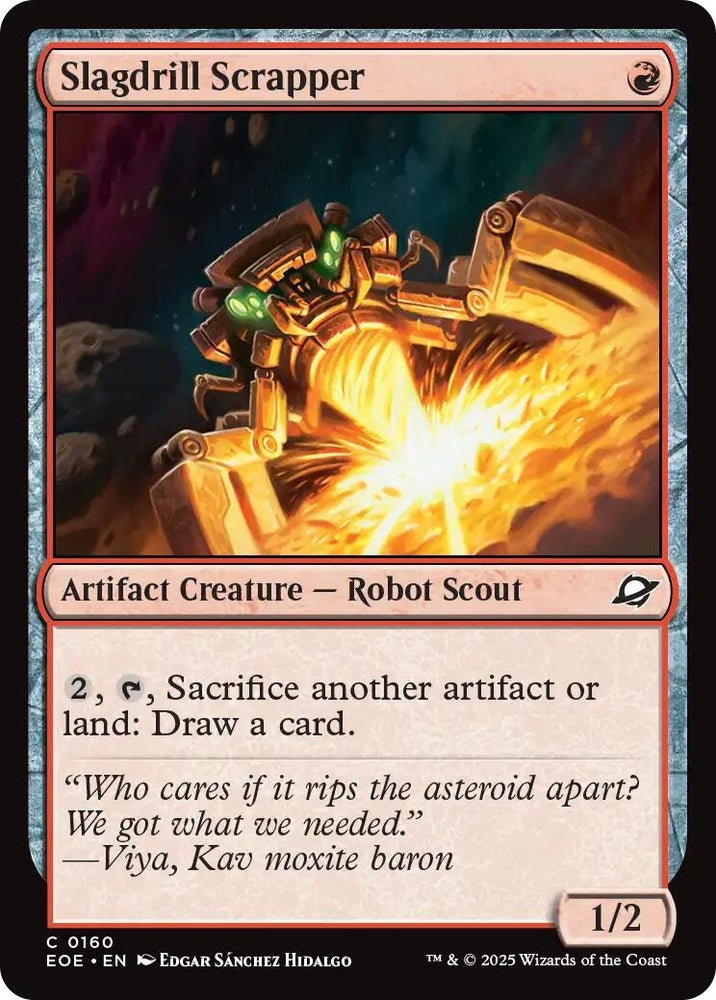 Image for Slagdrill Scrapper (160) [Edge of Eternities] - Magic: The Gathering