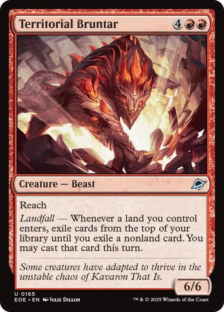 Image for Territorial Bruntar (165) [Edge of Eternities] - Magic: The Gathering