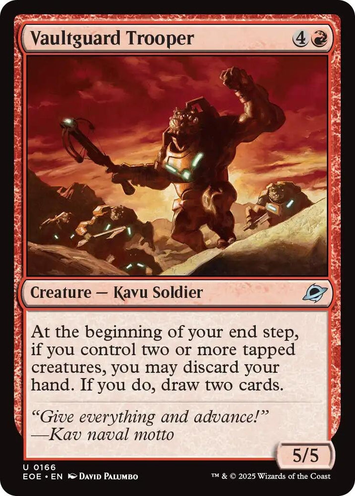 Image for Vaultguard Trooper (166) [Edge of Eternities] - Magic: The Gathering
