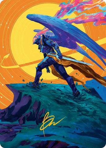 Image for Astelli Reclaimer Art Card (Gold-Stamped Signature) (36) [Art Series: Edge of Eternities] - Magic: The Gathering