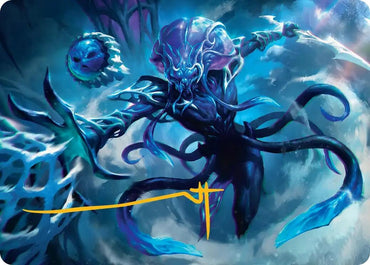 Image for Illvoi Galeblade Art Card (Gold-Stamped Signature) (7) [Art Series: Edge of Eternities] - Magic: The Gathering
