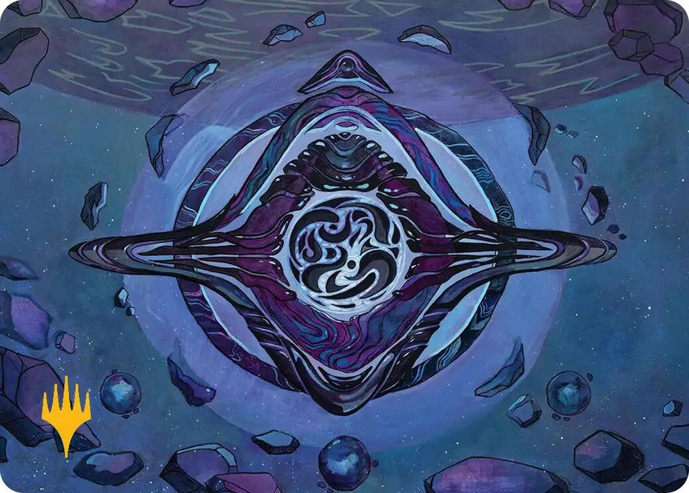 Image for Archenemy's Charm Art Card (Gold-Stamped Planeswalker Symbol) (11) [Art Series: Edge of Eternities] - Magic: The Gathering