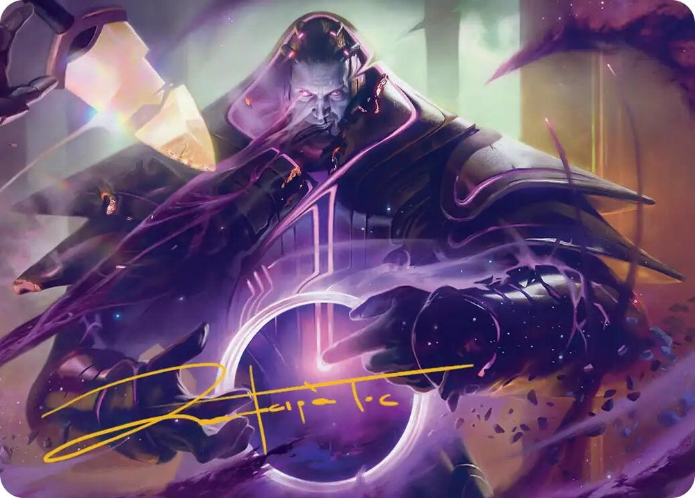Image for Embrace Oblivion Art Card (Gold-Stamped Signature) (13) [Art Series: Edge of Eternities] - Magic: The Gathering