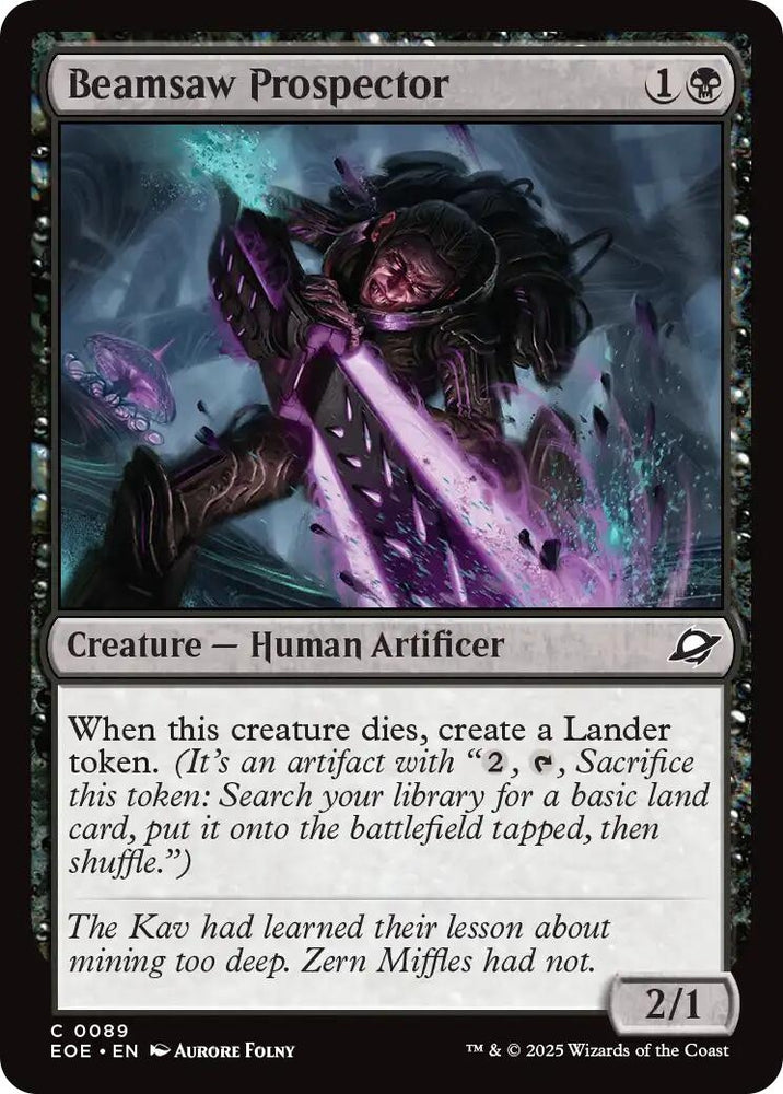 Image for Beamsaw Prospector (89) [Edge of Eternities] - Magic: The Gathering