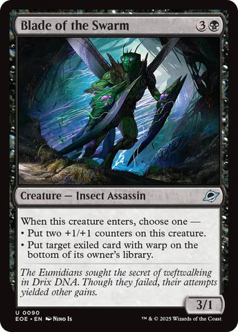 Image for Blade of the Swarm (90) [Edge of Eternities] - Magic: The Gathering