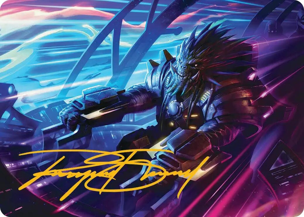 Image for Tannuk, Steadfast Second Art Card (Gold-Stamped Signature) (19) [Art Series: Edge of Eternities] - Magic: The Gathering