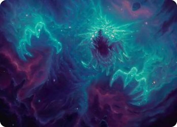 Image for Cosmogoyf Art Card (24) [Art Series: Edge of Eternities] - Magic: The Gathering
