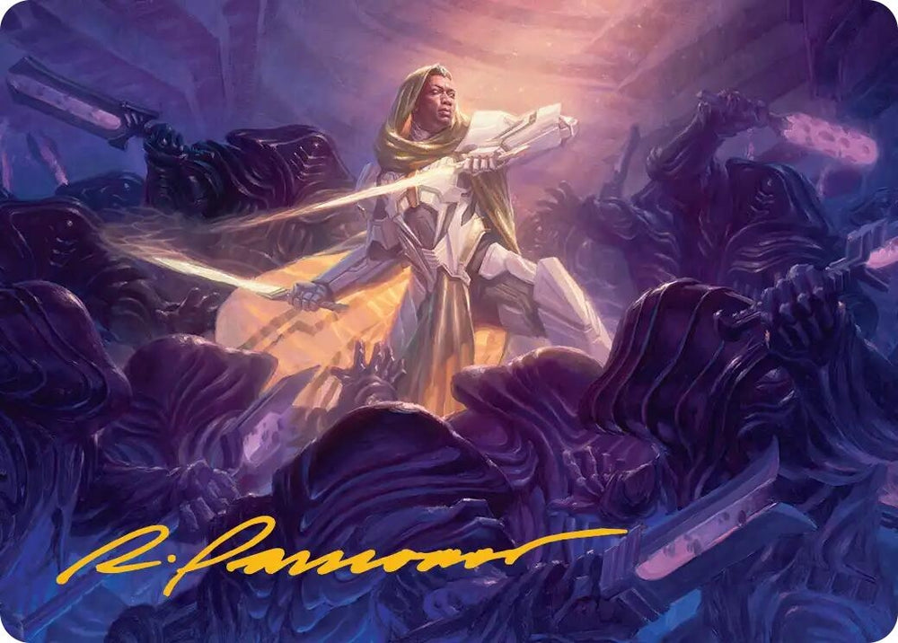 Image for Syr Vondam, Sunstar Exemplar Art Card (Gold-Stamped Signature) (25) [Art Series: Edge of Eternities] - Magic: The Gathering