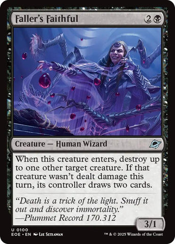 Image for Faller's Faithful (100) [Edge of Eternities] - Magic: The Gathering