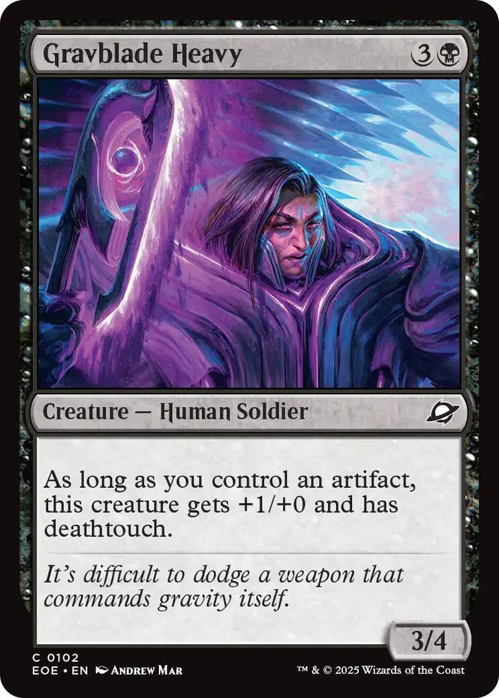 Image for Gravblade Heavy (102) [Edge of Eternities] - Magic: The Gathering