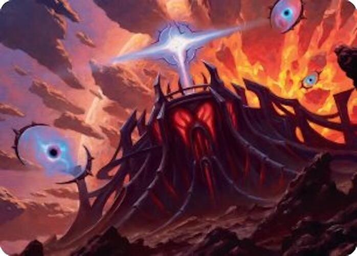 Image for Secluded Starforge Art Card (32) [Art Series: Edge of Eternities] - Magic: The Gathering