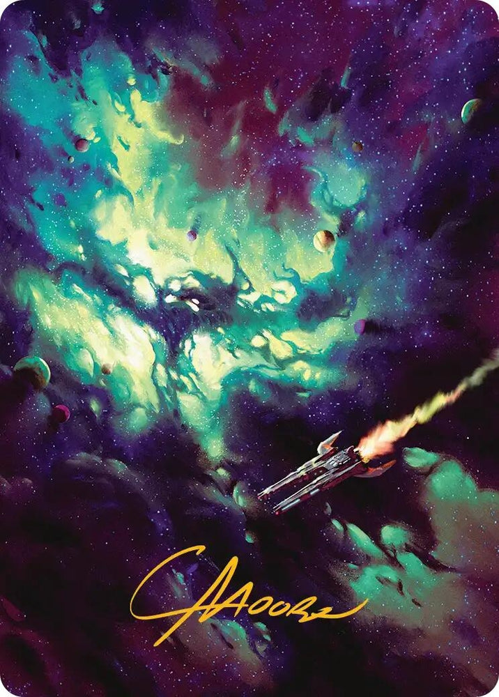 Image for Blinkmoth Nexus Art Card (Gold-Stamped Signature) (42) [Art Series: Edge of Eternities] - Magic: The Gathering
