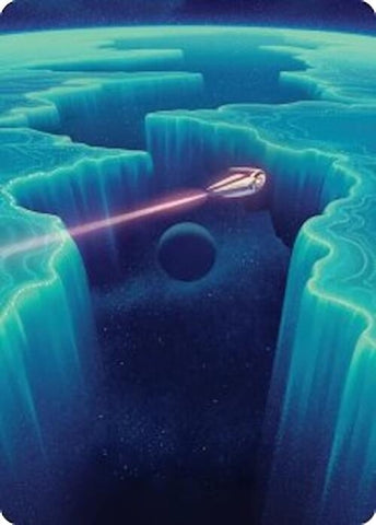 Image for Cascading Cataracts Art Card (50/54) (50) [Art Series: Edge of Eternities] - Magic: The Gathering