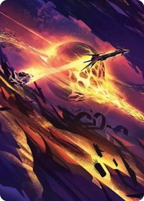 Image for Scavenger Grounds Art Card (53/54) (53) [Art Series: Edge of Eternities] - Magic: The Gathering