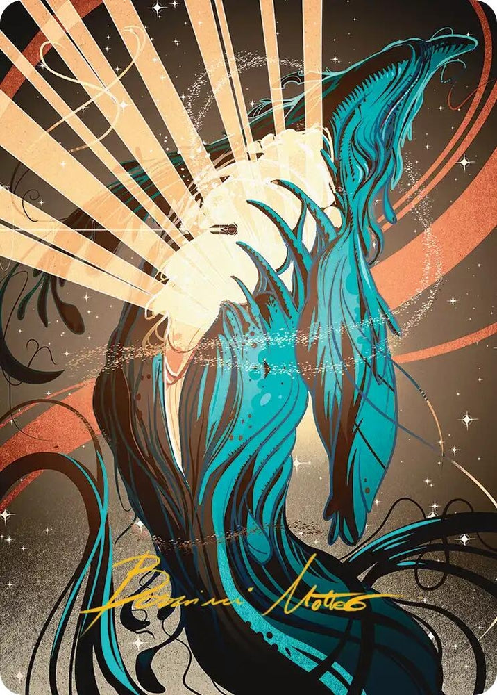 Image for Swarmyard Art Card (Gold-Stamped Signature) (54) [Art Series: Edge of Eternities] - Magic: The Gathering