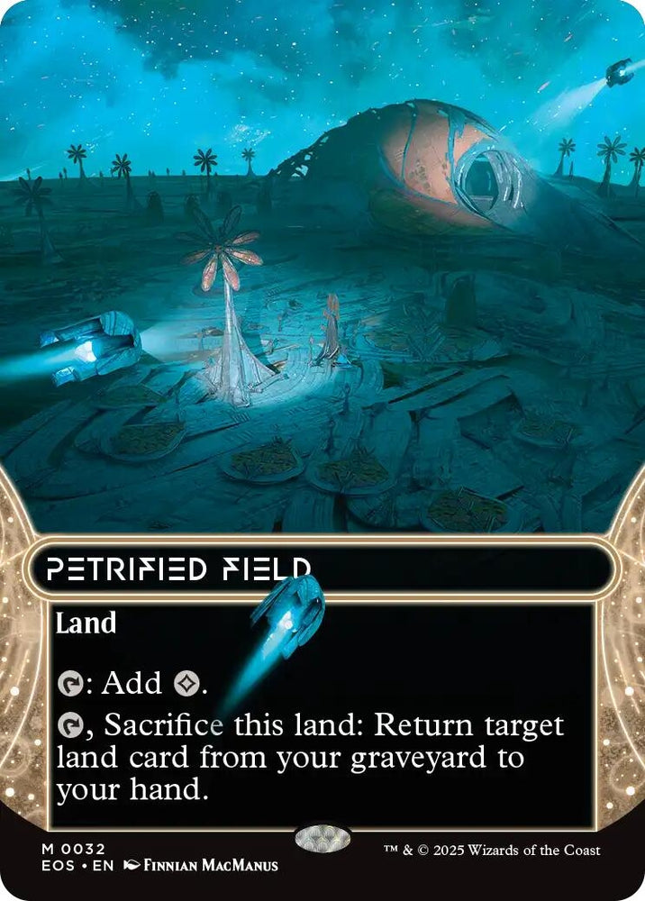 Image for Petrified Field (0032) (Borderless) (32) [Edge of Eternities: Stellar Sights] - Magic: The Gathering