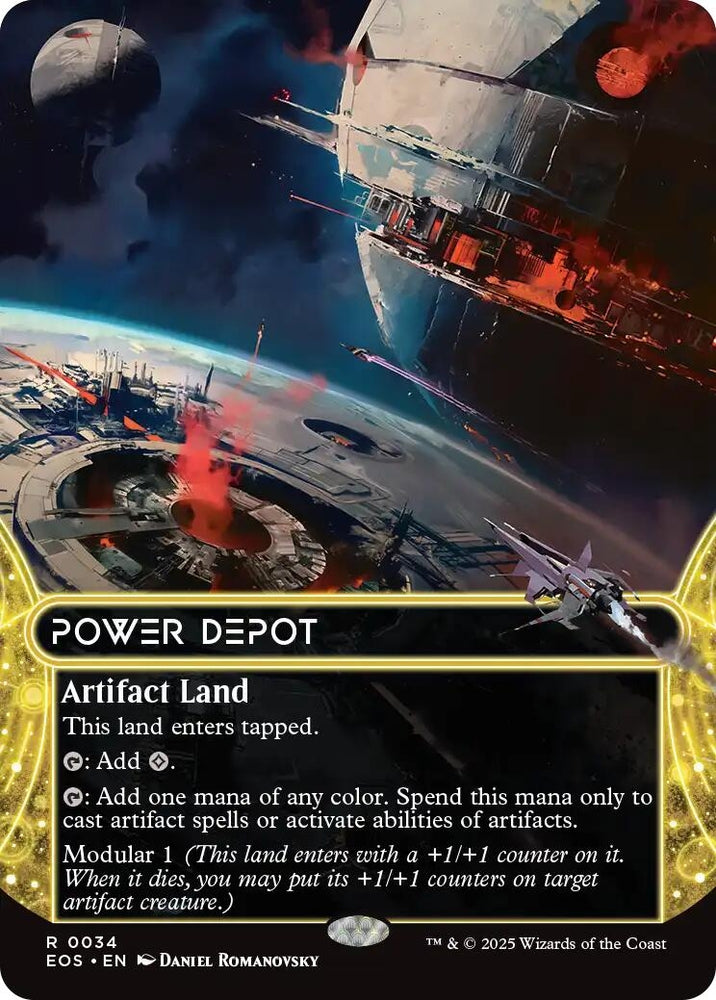 Image for Power Depot (0034) (Borderless) (34) [Edge of Eternities: Stellar Sights] - Magic: The Gathering