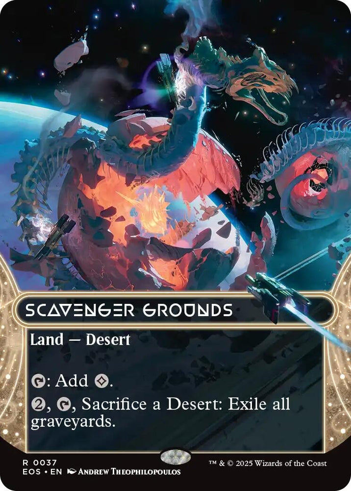 Image for Scavenger Grounds (0037) (Borderless) (37) [Edge of Eternities: Stellar Sights] - Magic: The Gathering