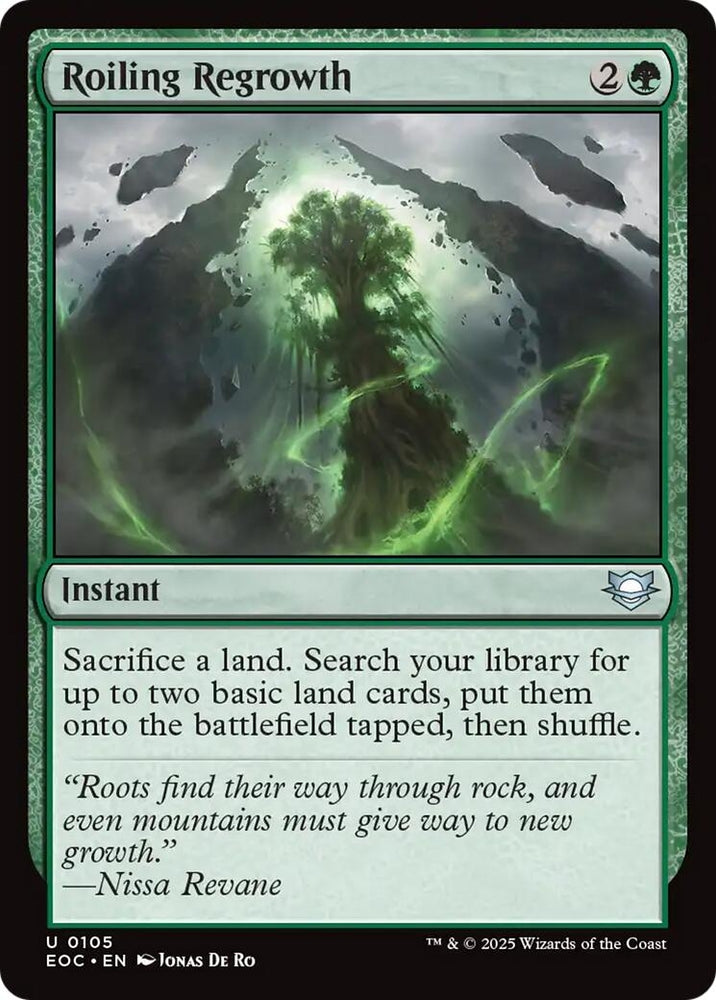 Image for Roiling Regrowth (105) [Commander: Edge of Eternities] - Magic: The Gathering