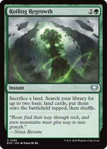 Image for Roiling Regrowth (105) [Commander: Edge of Eternities] - Magic: The Gathering