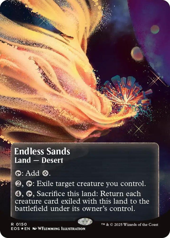 Image for Endless Sands (0150) (Borderless) (Galaxy Foil) (150) [Edge of Eternities: Stellar Sights] - Magic: The Gathering