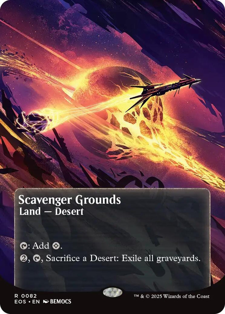 Image for Scavenger Grounds (0082) (Borderless) (82) [Edge of Eternities: Stellar Sights] - Magic: The Gathering