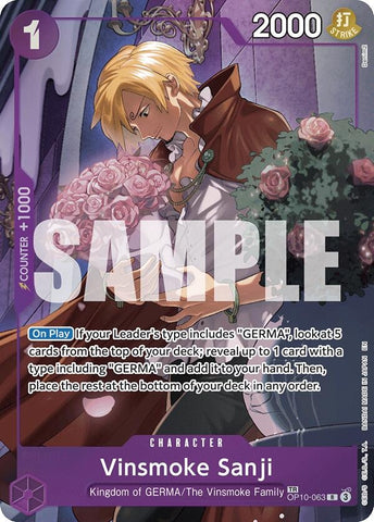 Vinsmoke Sanji (TR) (OP10-063) (Legacy of the Master)
