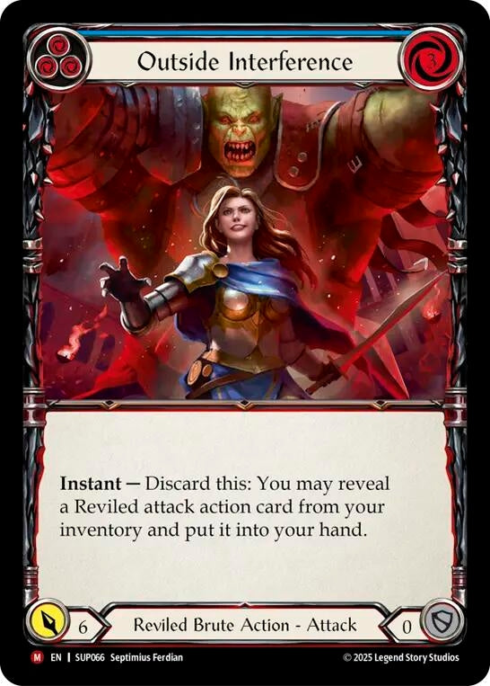 Image for Outside Interference (SUP066) (Super Slam) - Flesh and Blood TCG