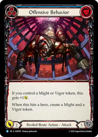 Image for Offensive Behavior (SUP070) (Super Slam) - Flesh and Blood TCG