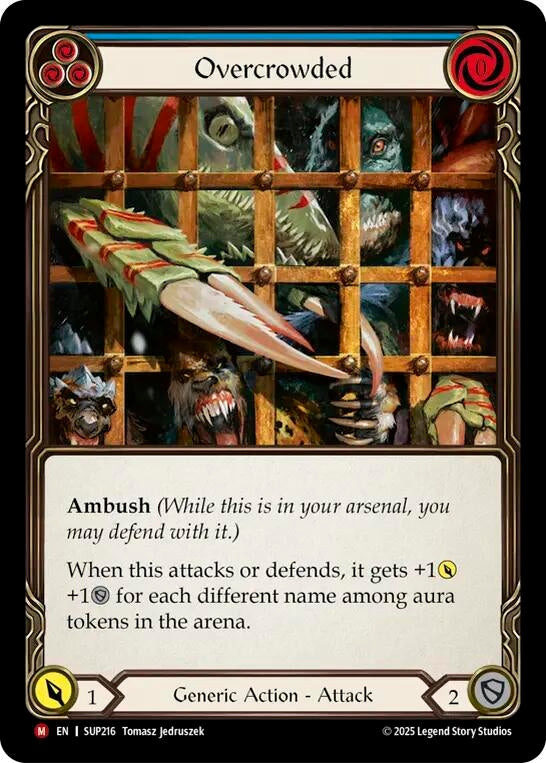 Image for Overcrowded (SUP216) (Super Slam) - Flesh and Blood TCG