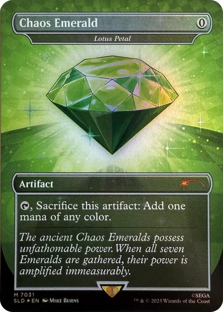 Image for Chaos Emerald - Lotus Petal (7031) (7031) [Secret Lair Drop Series] - Magic: The Gathering