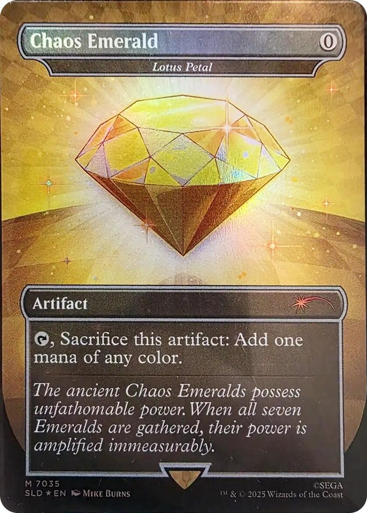 Image for Chaos Emerald - Lotus Petal (7035) (7035) [Secret Lair Drop Series] - Magic: The Gathering