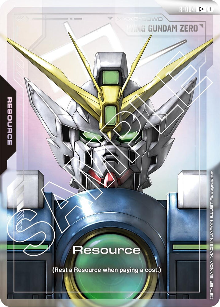 Image for Resource (R-004) (C+) (R-004) [Newtype Rising] - Gundam Card Game