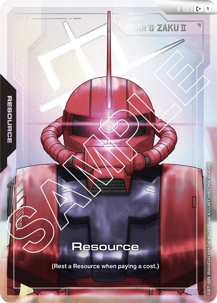 Image for Resource (R-005) (C+) (R-005) [Newtype Rising] - Gundam Card Game
