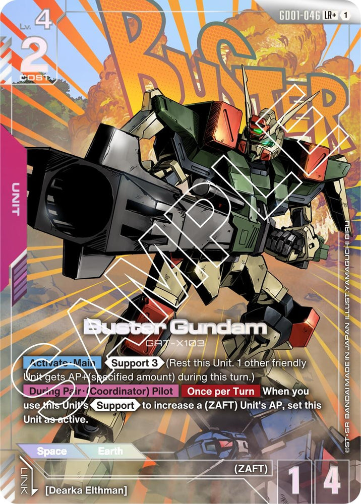 Image for Buster Gundam (LR+) (GD01-046) [Newtype Rising] - Gundam Card Game