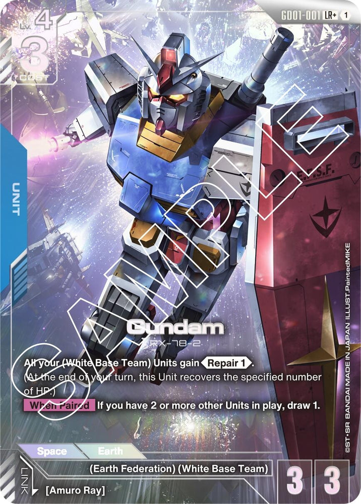 Image for Gundam (GD01-001) (LR+) (GD01-001) [Newtype Rising] - Gundam Card Game